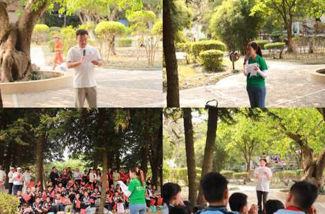 大手拉小手 生态共守护  校社联动共绘生态新画卷  —— 马克思主义学院联合多单位开展雷锋月主题活动